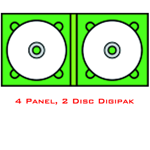 4 Panel, 2 Disc Digipak