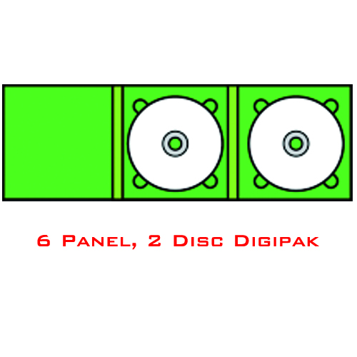 6 Panel, 2 Disc Digipak