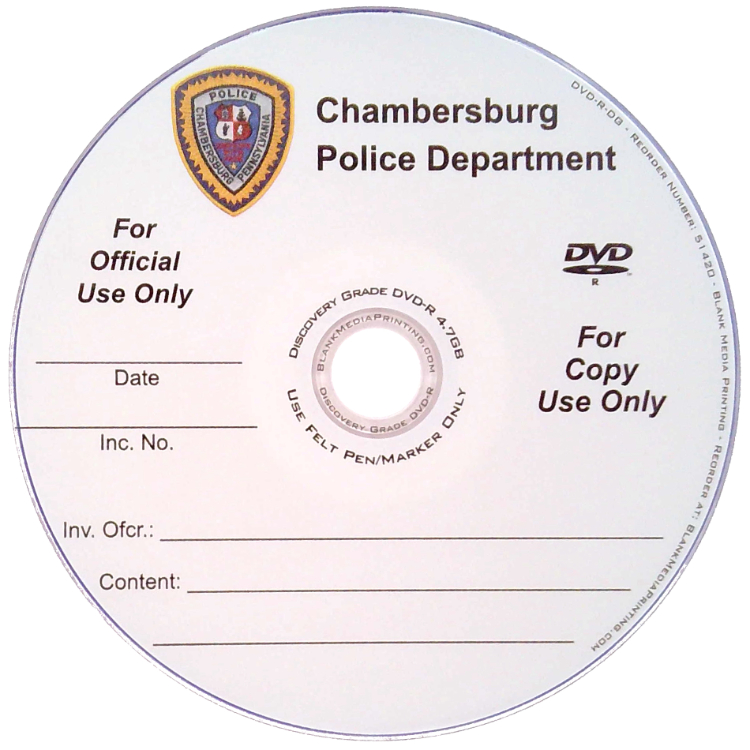 Discovery Grade DVD-R (Actual Printed Disc)