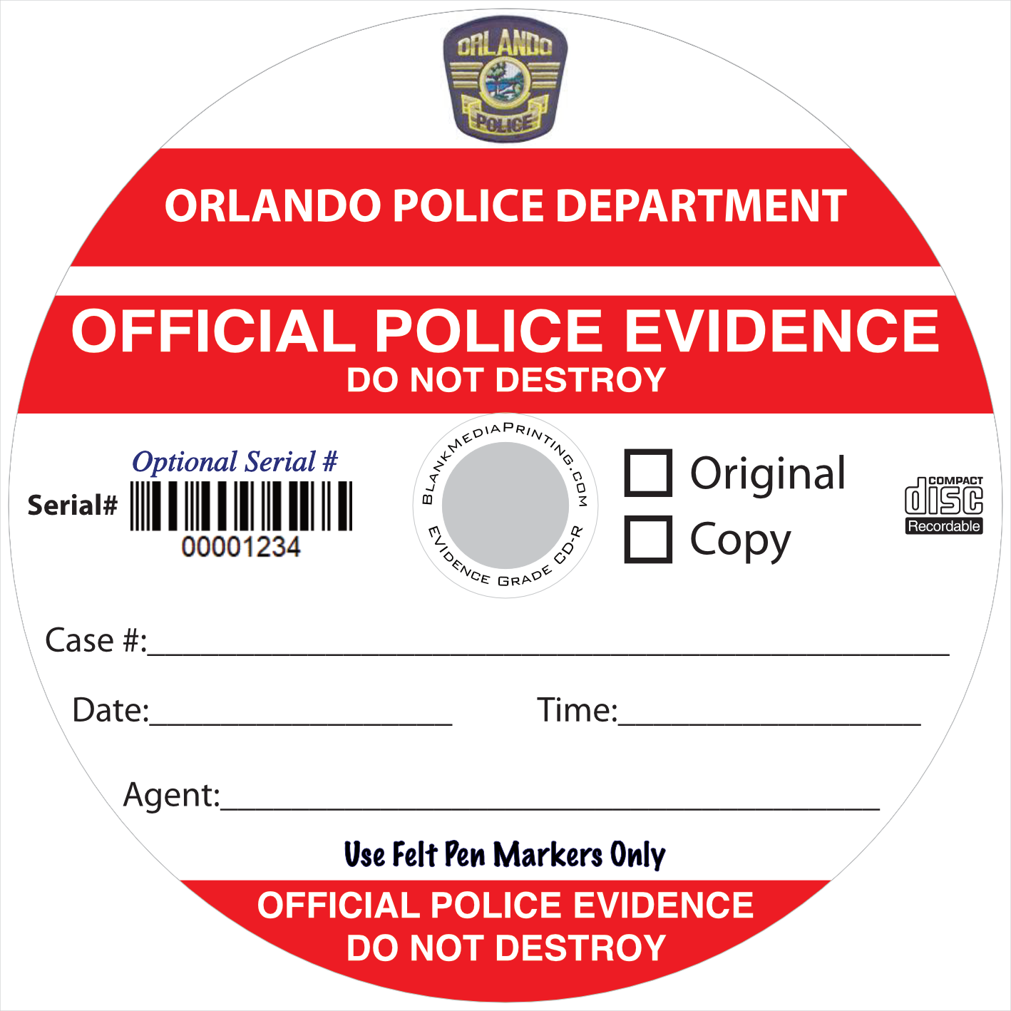 Evidence Grade CD-R™