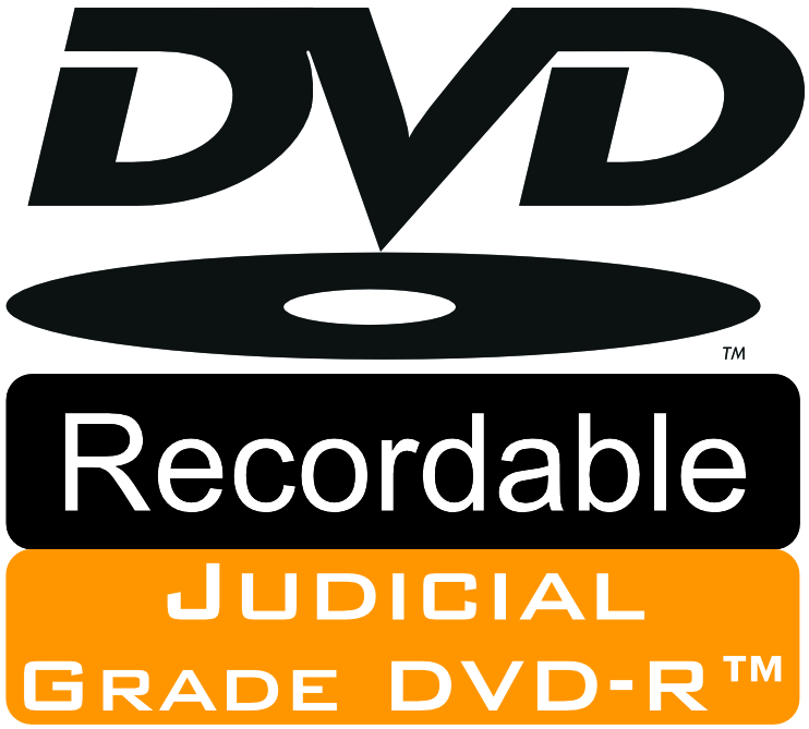 Judicial Grade DVD-R Logo