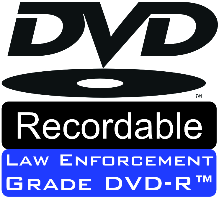 Law Enforcement Grade DVD-R Logo Law Enforcement Grade DVD-R Logo