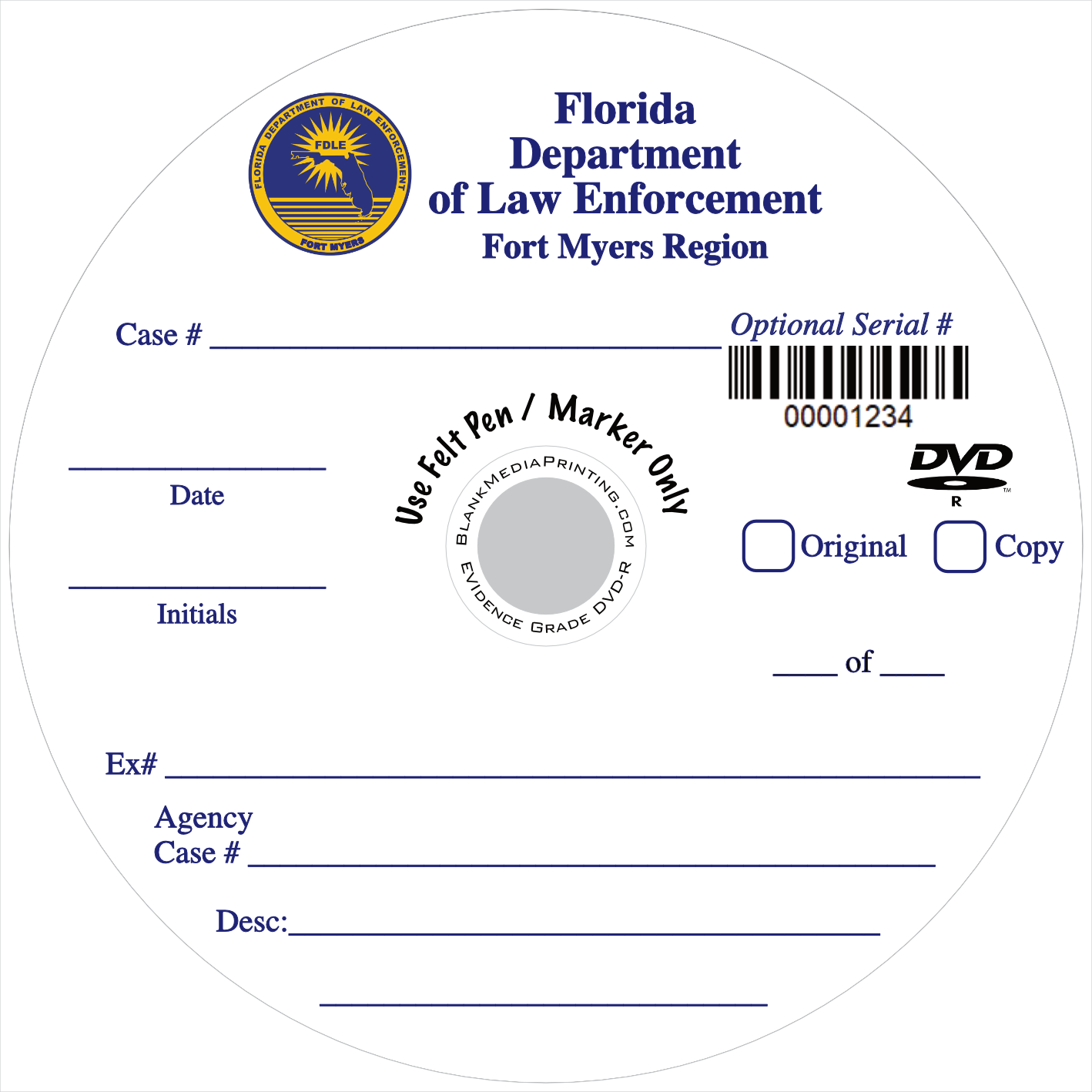 Evidence Grade DVD-R Evidence Grade DVD-R