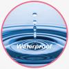 Picture of a water droplet hitting water