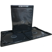 4K Ultra HD Blu-Ray 2 Disc Case 12.5mm - Black