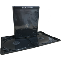 4K Ultra HD Blu-Ray 2 Disc Case 12.5mm - Black 4K Ultra HD Blu-Ray 2 Disc Case 12.5mm - Black