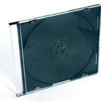 Slim CD Jewel Case Black Tray