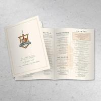 Trifold Paper Menu