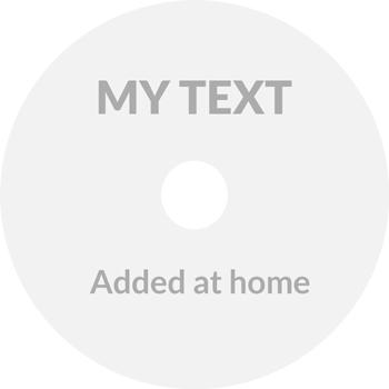 Grey disc icon