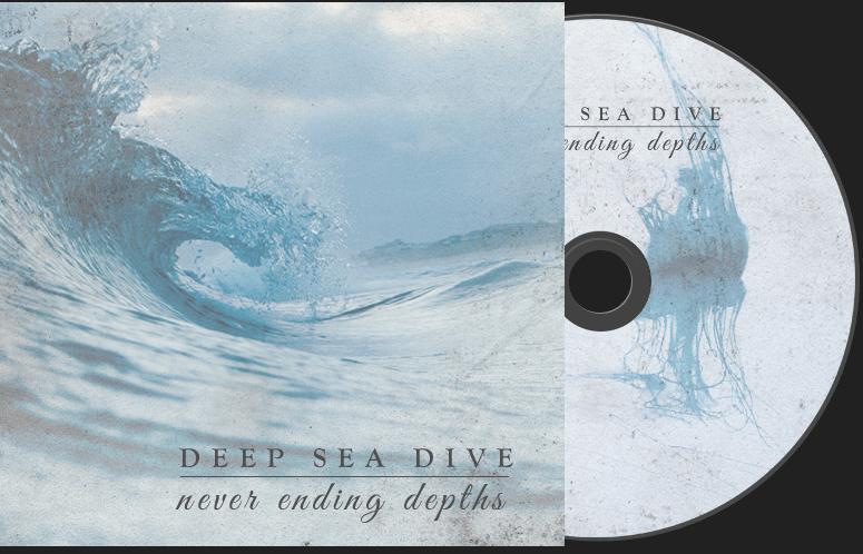 Wave of the ocean on a custom disc package