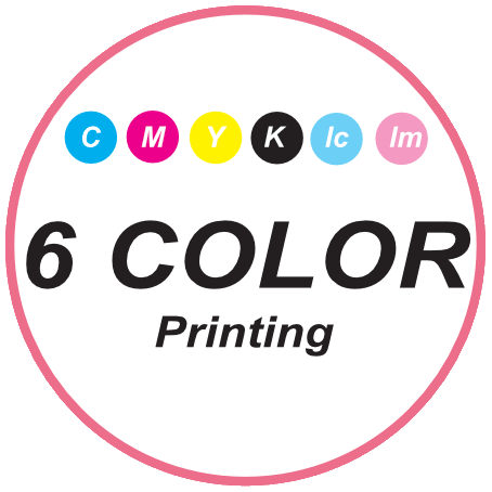 6 Color Printing - CMYK+Lm+Lc