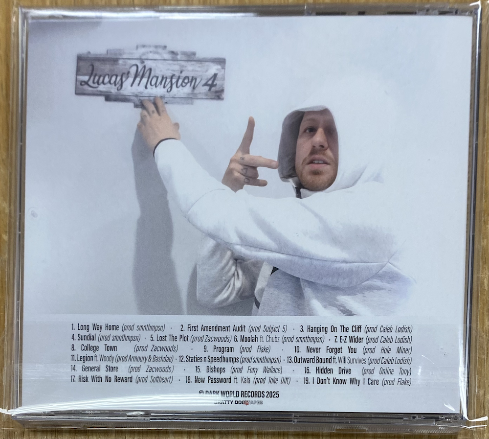 Clear Re-Sealable Bag for Jewel Case back - Sealed