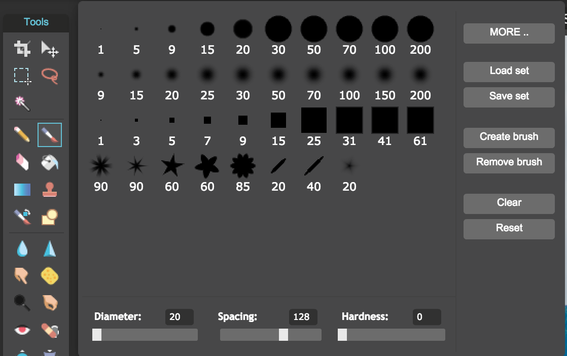 Blank Media Printing  TUTORIAL brush tool