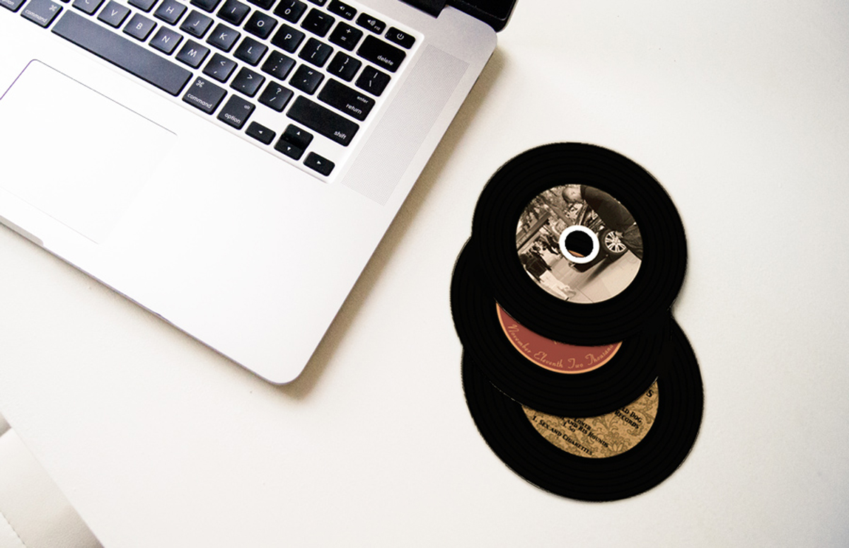 Custom Printed CDs that look like Vinyl Records