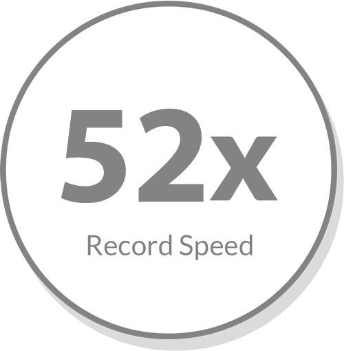 52x Record Speed