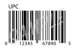 Sample UPC Barcode