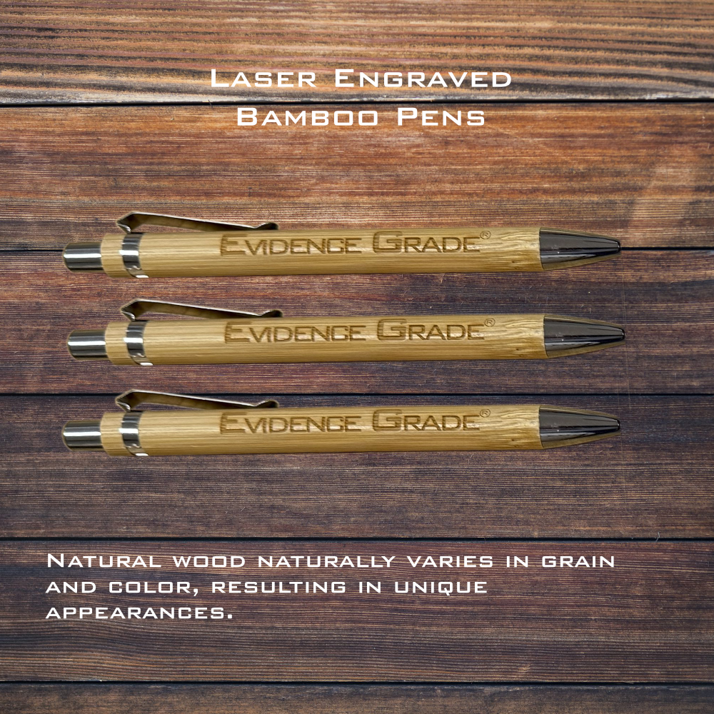 Laser Engraved Bamboo Pens