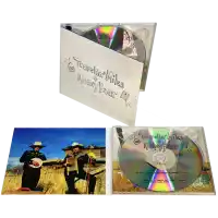 Two men displayed on CD Digipaks