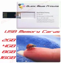Custom Printed USB Business Cards