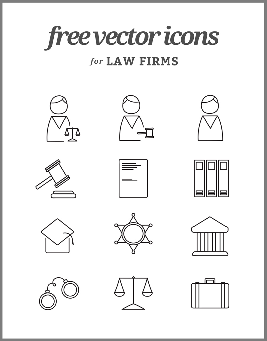 Free Lawyer Icon Set for your Custom CD Printing by BlankMediaPrinting.com - one of the nation's leading custom CD, DVD, and Blu-Ray printers.