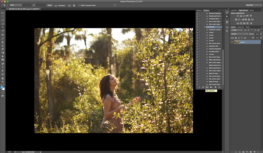 Batch Processing Images in Photoshop using Actions